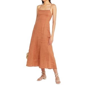 New! o.p.t Brinley Linen Dress